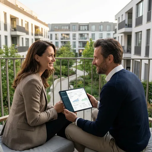 Vermieter besprechen digitale Leistungen von Abreco
